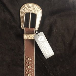 COPY - Christine Alexander Leather Belt Medium